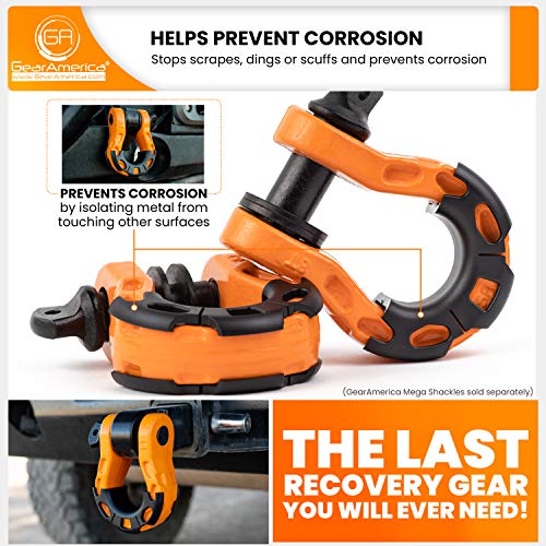 MEGA SHACKLE ® Isolators (2PK) | Help Prevent Corrosion and Protect Your Finishes