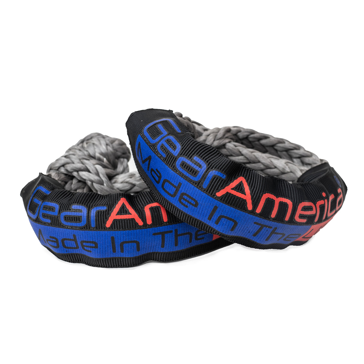 GearAmerica ½” Synthetic Soft Shackles (2PK) | 45,000 lbs Break Strength (GREY) - Made in The USA
