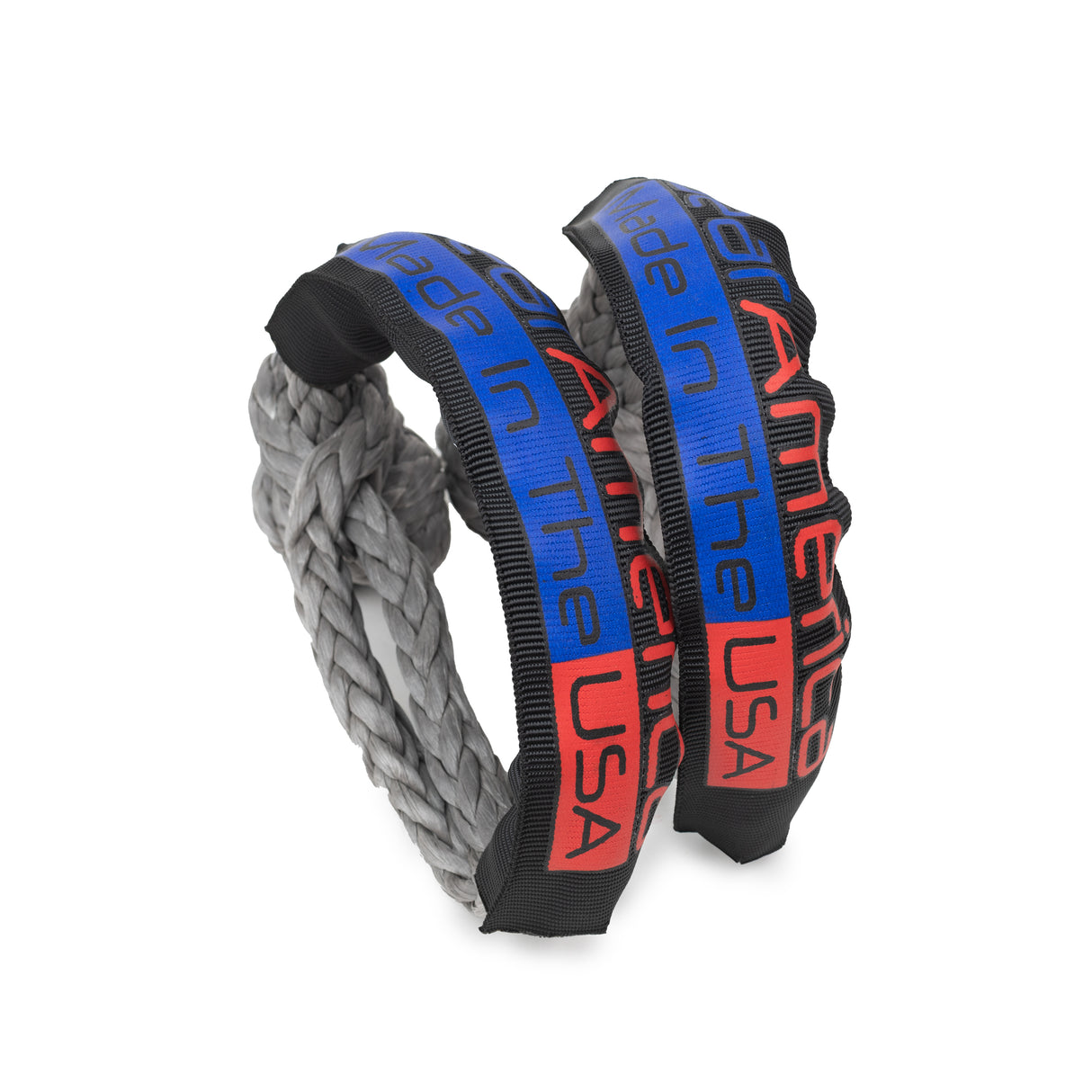 GearAmerica ½” Synthetic Soft Shackles (2PK) | 45,000 lbs Break Strength (GREY) - Made in The USA