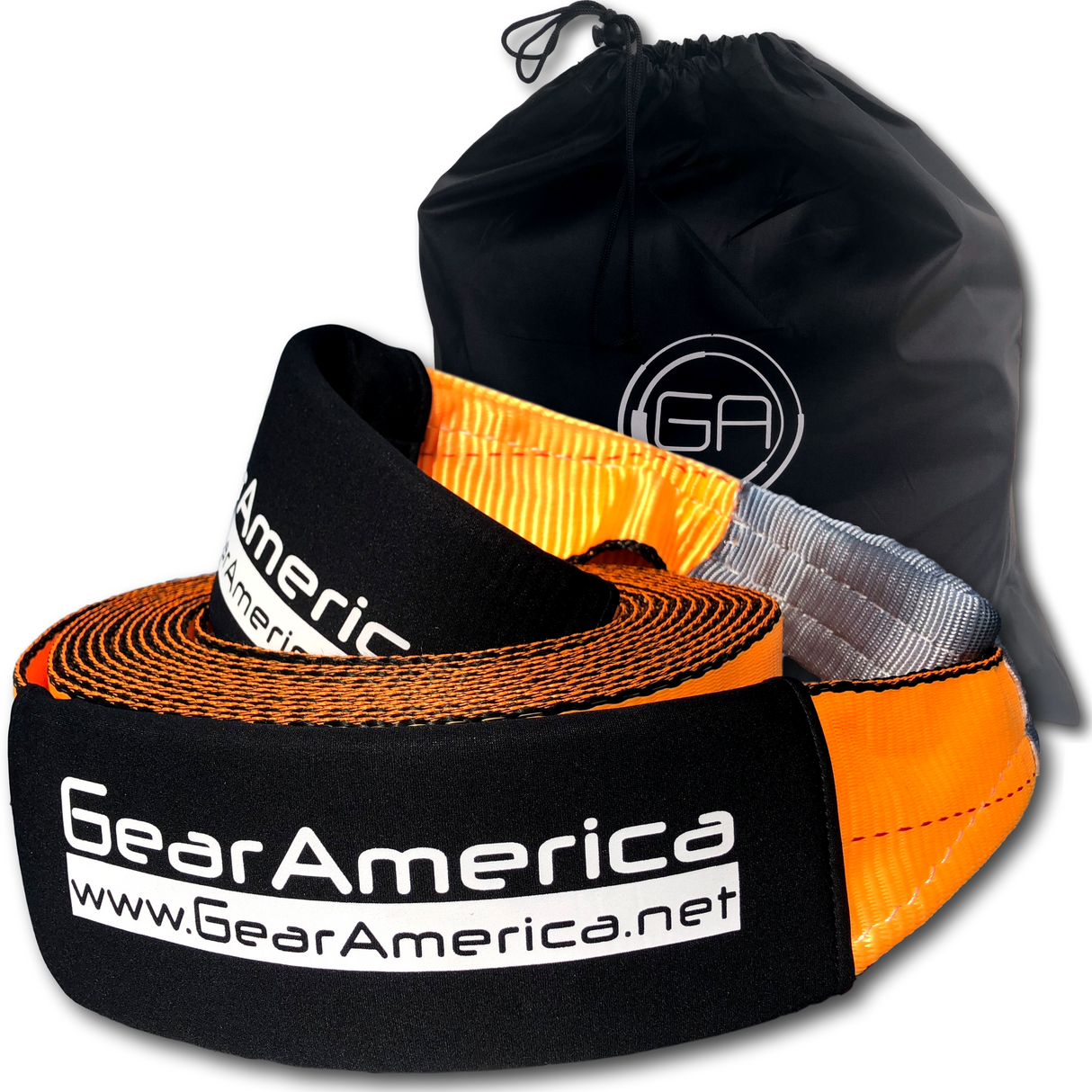 Mega Duty Recovery Tow Strap 4" x 30' | 46,076 lbs Minimum Breaking Strength