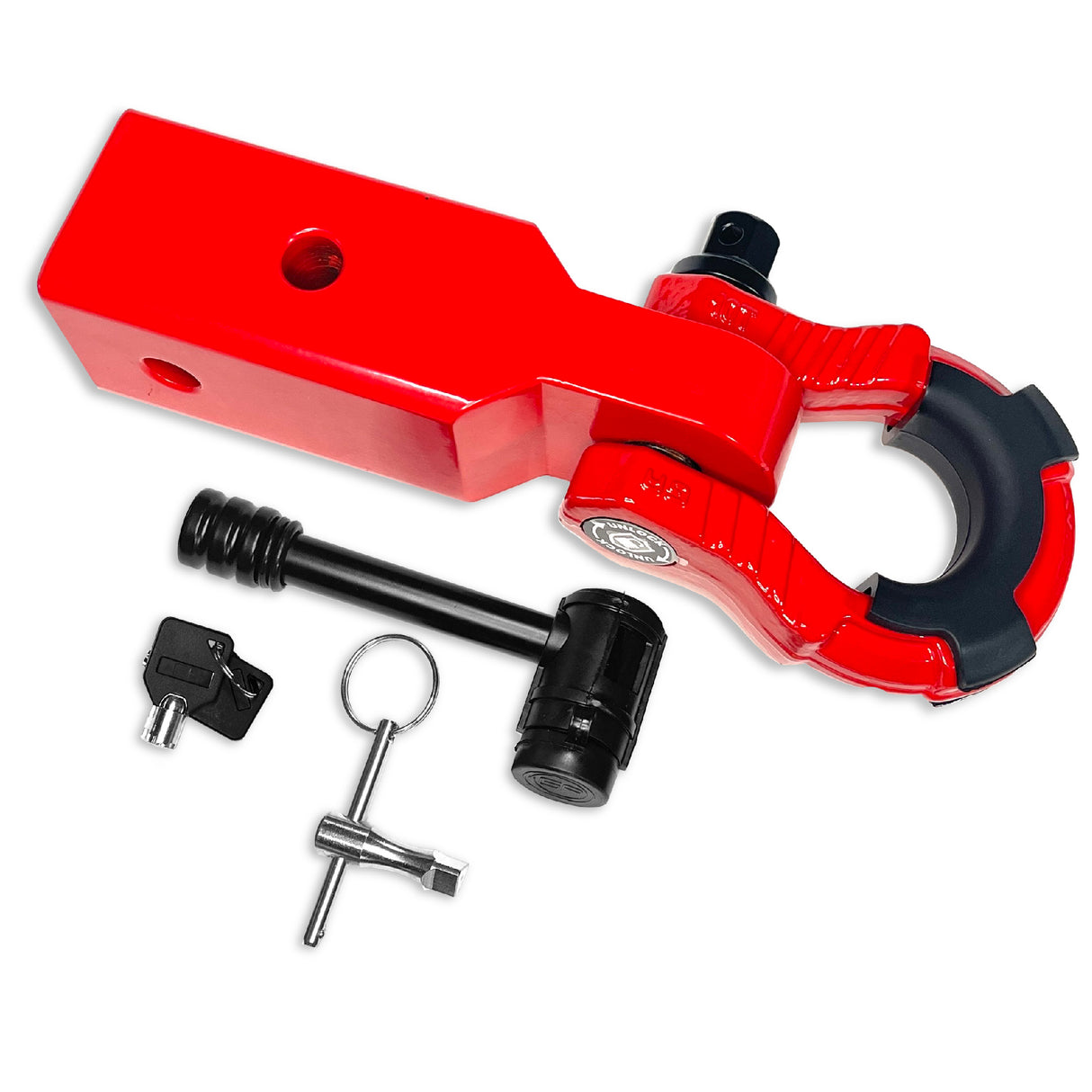 GearAmerica Class 5 Uber PRO Hitch Receiver 2.5" x 2.5" (Red)