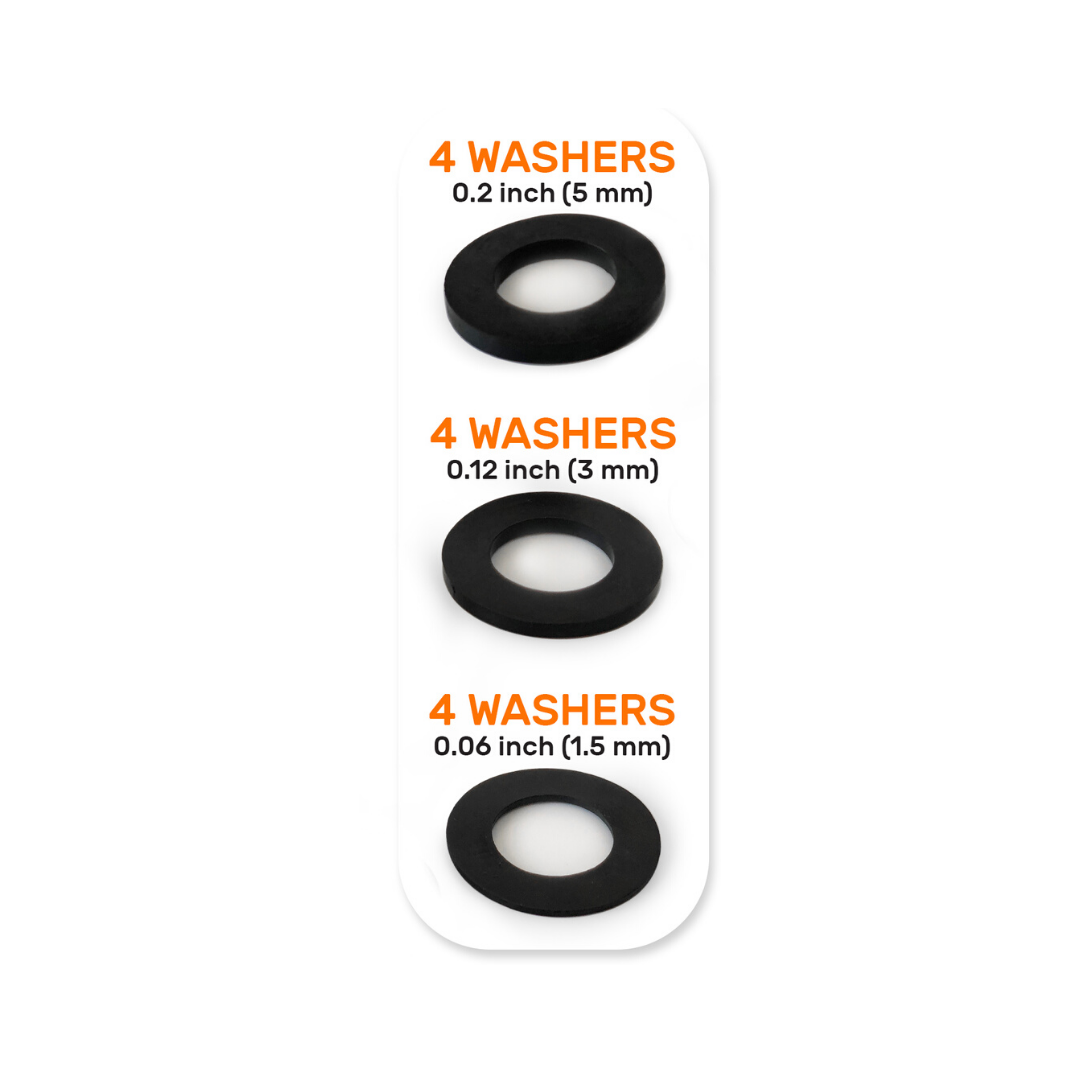GearAmerica Set of 12 Rubber Washers