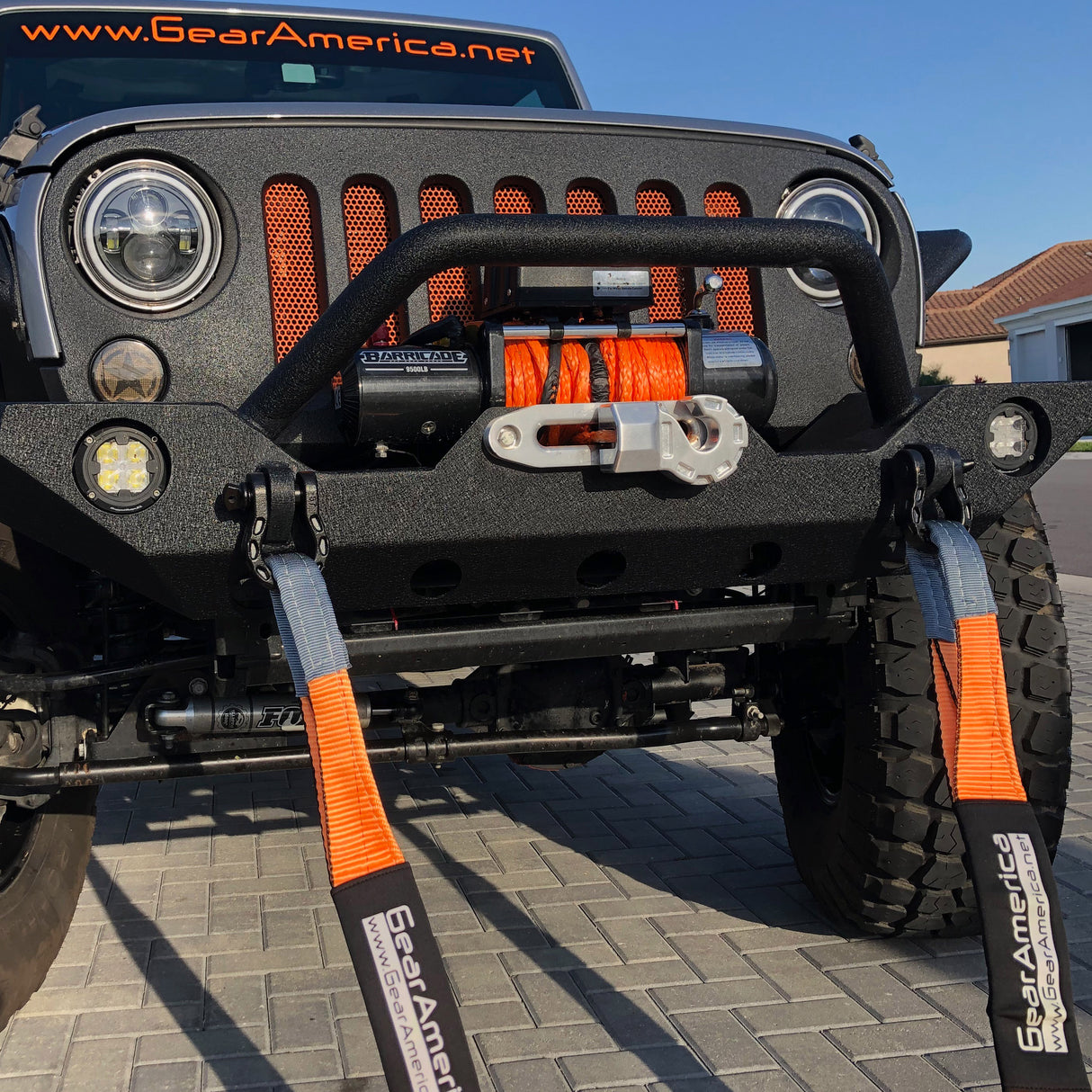 Mega Shackles ® - Black (2PK) | Forged Carbon Steel | 68,000 lbs MBS (16,000 lbs WLL) | Off-Road Recovery Anchor Points