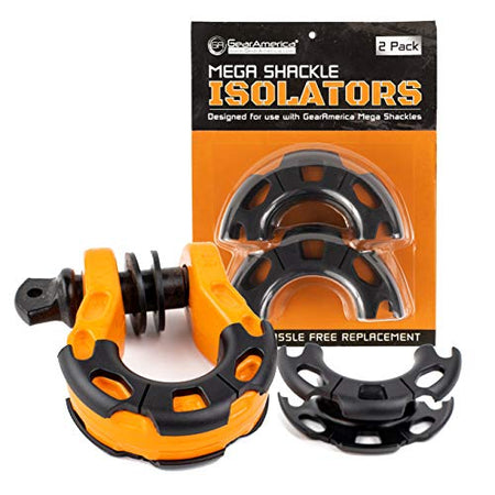 MEGA SHACKLE ® Isolators (2PK) | Help Prevent Corrosion and Protect Your Finishes