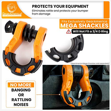 MEGA SHACKLE ® Isolators (2PK) | Help Prevent Corrosion and Protect Your Finishes