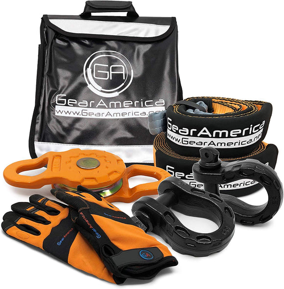 Off-Road Winching and Recovery Mega Kit - Essential 4x4 Accessories –  GearAmerica