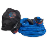 GearAmerica Kinetic Recovery Rope: Thin Blue Line Edition - Made In The USA 7/8 x 30