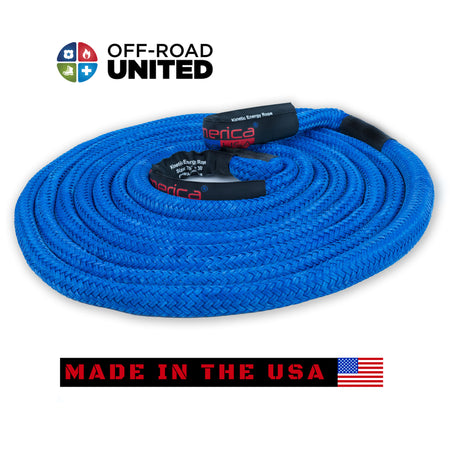 GearAmerica Kinetic Recovery Rope: Thin Blue Line Edition - Made In Th