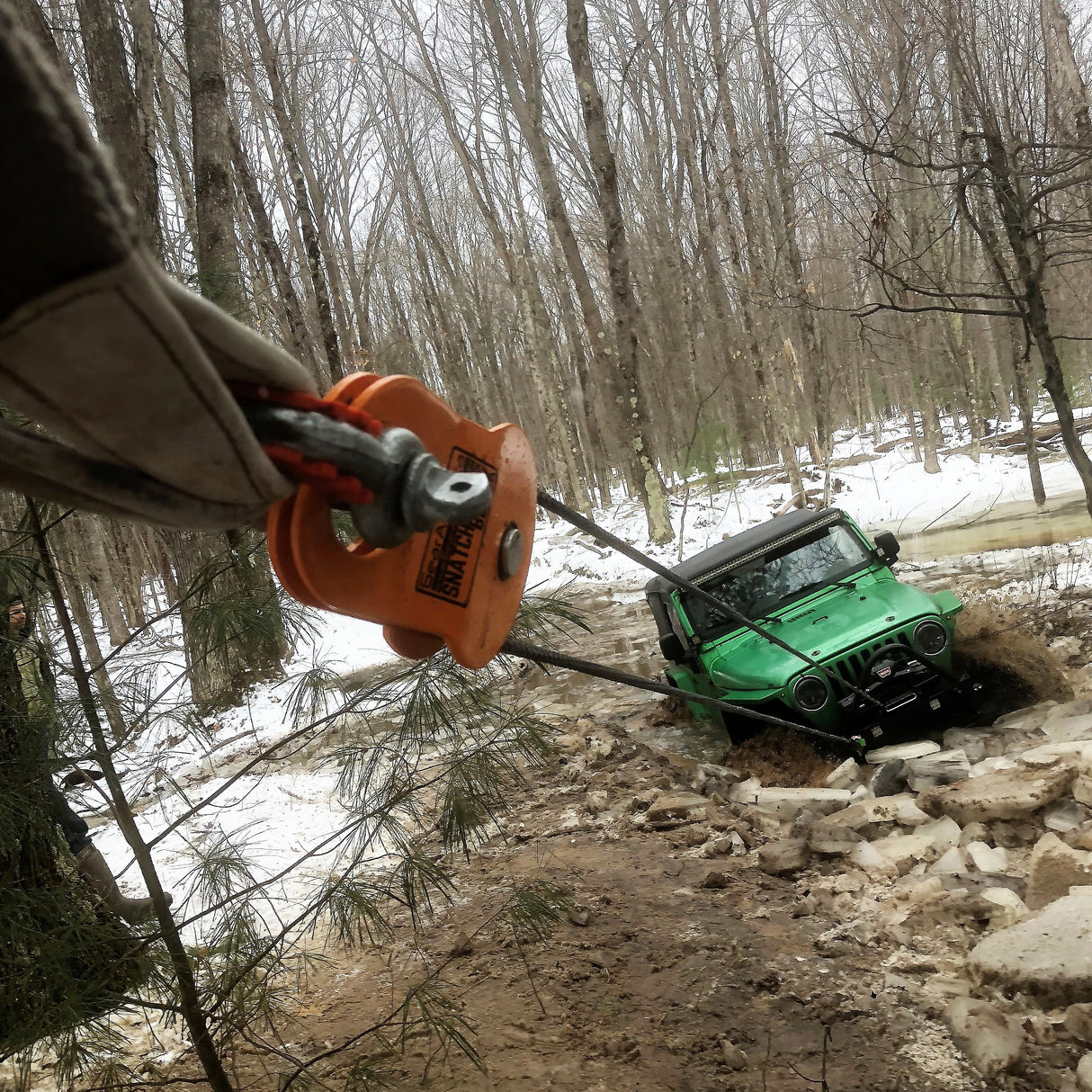 Snatch Block (9 US Ton) | Double your Winch Pulling Capacity and Control Direction of the Pull