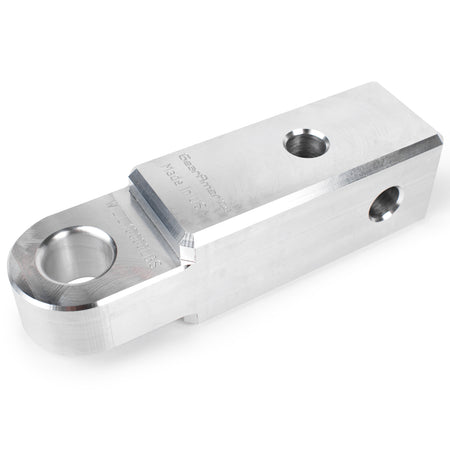 GearAmerica Billet Aluminum Ultra Hitch Receiver Shackle Mount 2" x 2" (Silver) - Made in USA