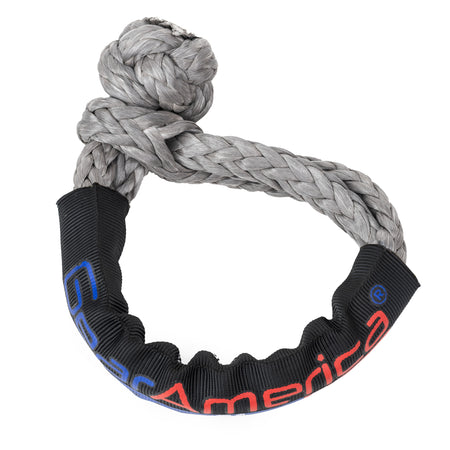 GearAmerica ½” Synthetic Soft Shackle | 45,000 lbs Breaking Strength (GREY)- Made in The USA