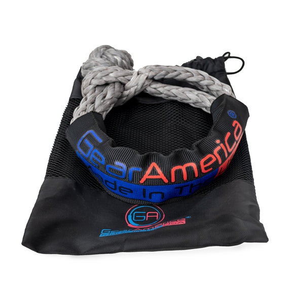 GearAmerica ½” Synthetic Soft Shackle | 45,000 lbs Breaking Strength (GREY)- Made in The USA