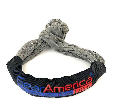GearAmerica ½” Synthetic Soft Shackle | 45,000 lbs Breaking Strength (GREY)- Made in The USA
