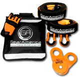 Ultimate Winching & Rigging Off-Road Recovery Kit (Orange D Rings) | Essential 4x4 Accessories