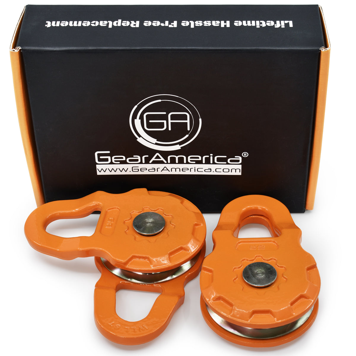 Multiwheel Snatch Block (2 PACK) SMART SNATCH BLOCK FOR ATV AND UTV | 24,000 LBS (12t) MBS & 1 ...