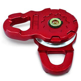 ULTRA Snatch Block Pulley Red | 20T MBS (Aluminum) | Best for Synthetic Winch Rope and Soft Shackles