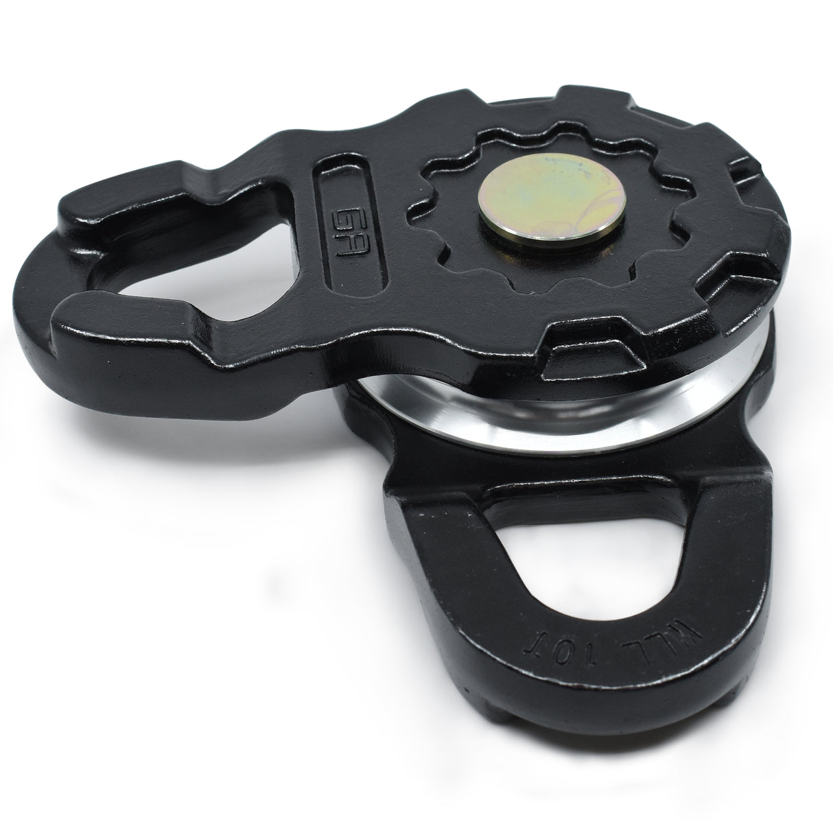 ULTRA Snatch Block Pulley Black | 20T MBS (Aluminum) | Best for Synthetic Winch Rope and Soft Shackles