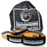 (2PK) Heavy Duty Tree Saver / Winch Extension Straps 3" x 8' | 35,053 lbs Minimum Breaking Strength