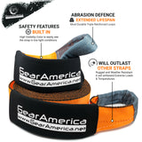 Mega Duty Recovery Tow Strap 4" x 30' | 45,000 lbs Minimum Breaking Strength