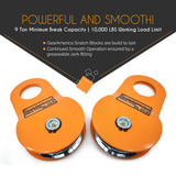 2PK Snatch Block (9 US Ton) | Double Your Pulling Power and Control Direction of the Pull