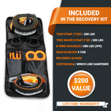 Ultimate Winching & Rigging Off-Road Recovery Kit (Black D Rings) | Essential 4x4 Accessories