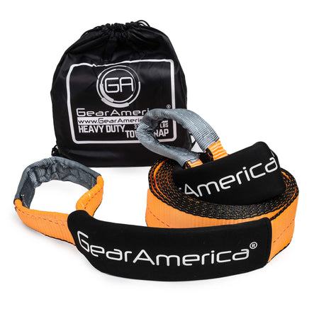 Heavy Duty Recovery Tow Strap 3" x 20' | 35,000 LBS Minimum Breaking Strength