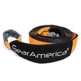 Heavy Duty Recovery Tow Strap 3" x 20' | 35,053 LBS Minimum Breaking Strength