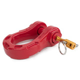 Aluminum ULTRA Bow Shackles with AntiTheft Locking Pin (Red) | 30,000 LBS MBS (10,000 LBS WLL)