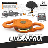 Mega Snatch Block 25 Ton | Off-Road like a PRO! - Double or Triple your Pull Power!  Mechanical Advantage for your Winch!